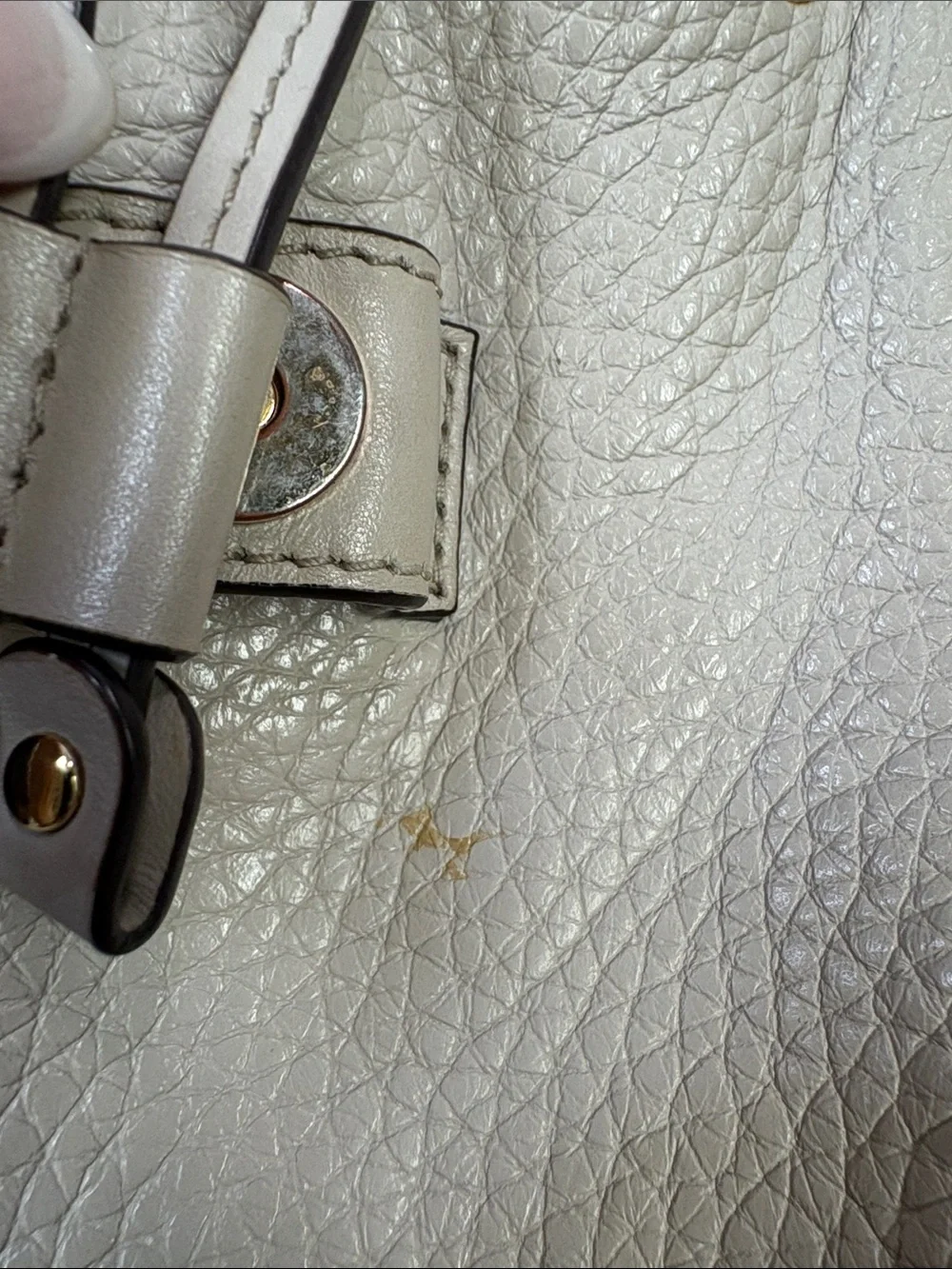 Michael Kors Viv Extra Small Pebbled Leather Backpack Crossbody Cream